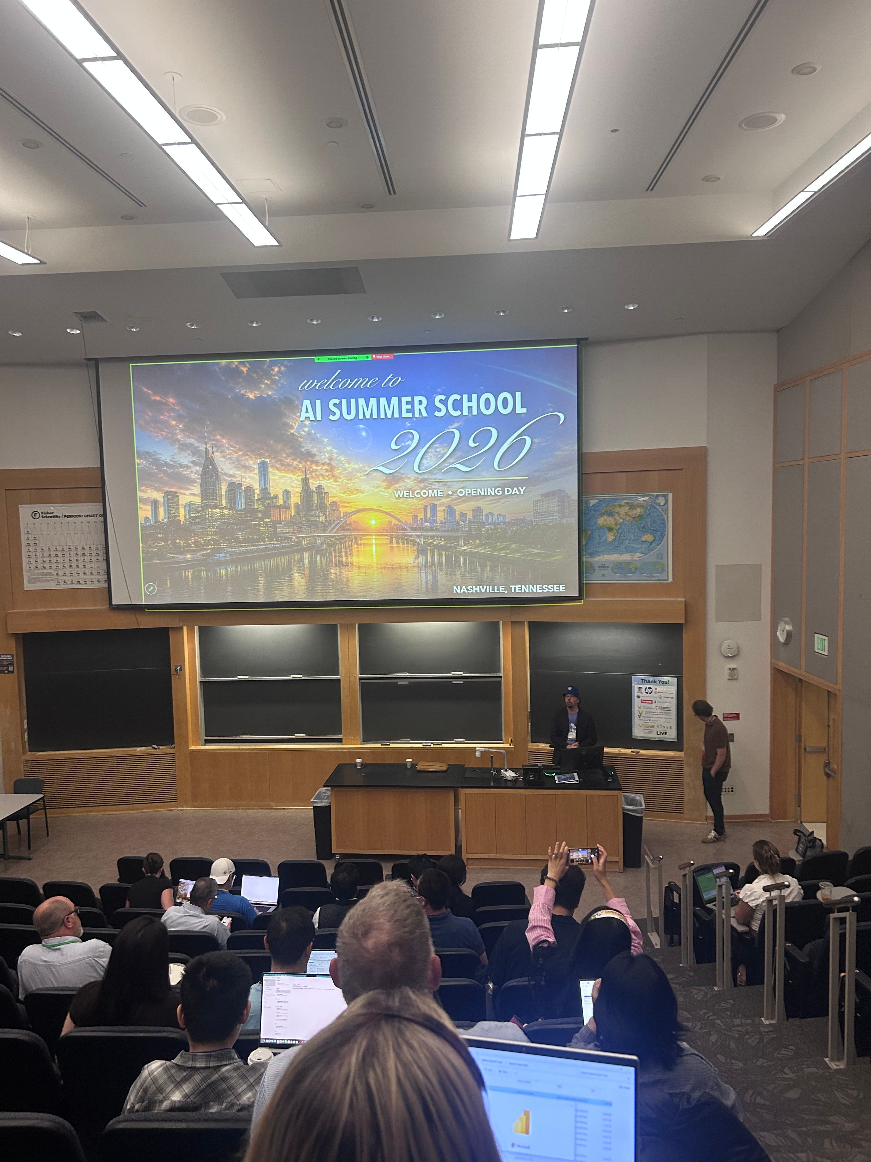 AI Summer School intro slide